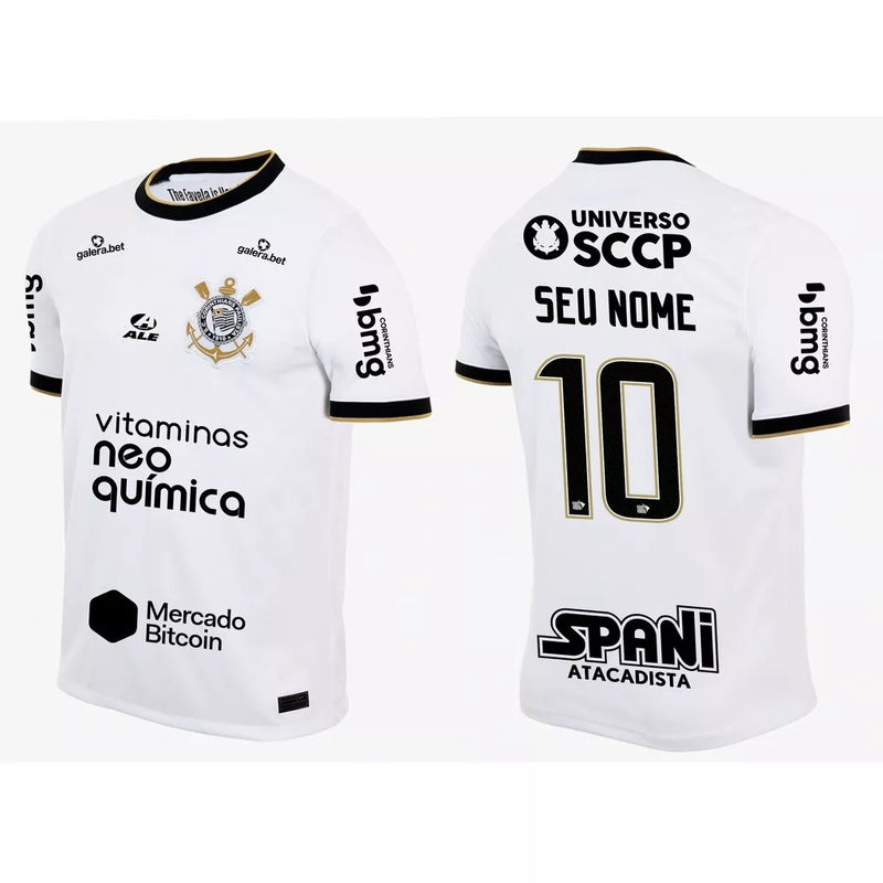 Camisa do Corinthians  22/23 Versão Torcedor ( Branca ) - Masculina