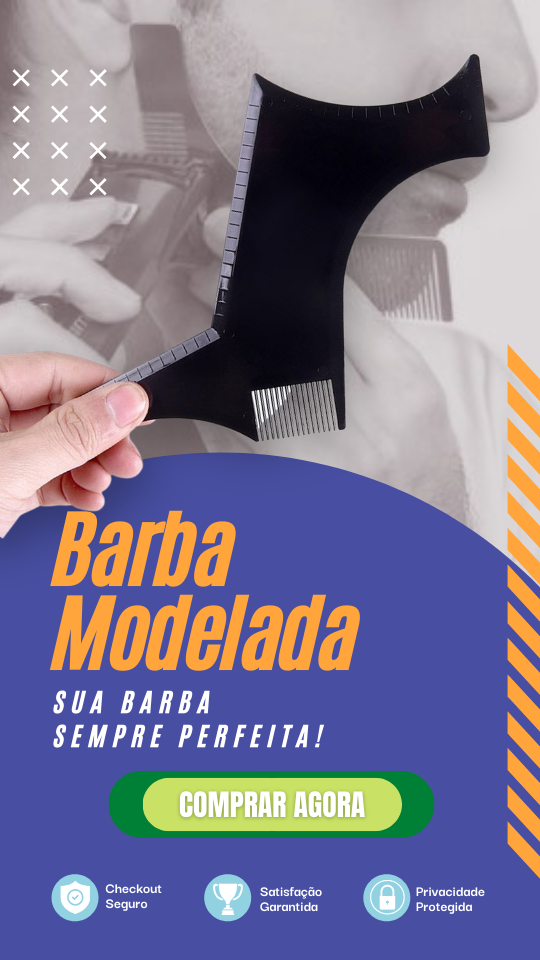 Pente De Modelagem De Barba