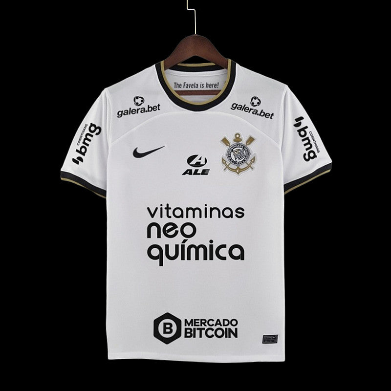 Camisa do Corinthians  22/23 Versão Torcedor ( Branca ) - Masculina