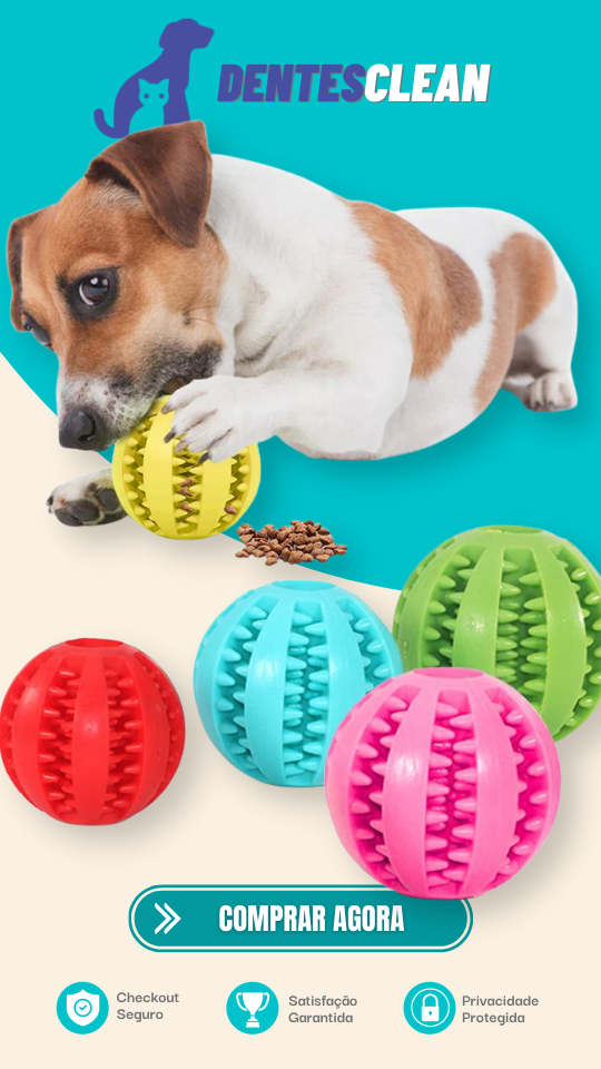 Dentes Clean - Bola Interativa Para Pet