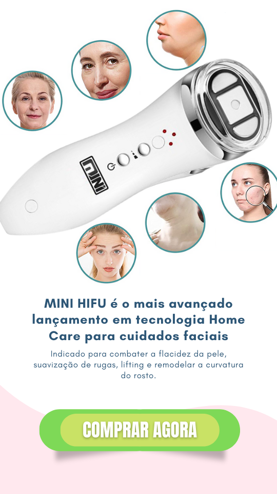 Mini HIFU Ultrasônico - Rejuvenescimento e Anti Rugas